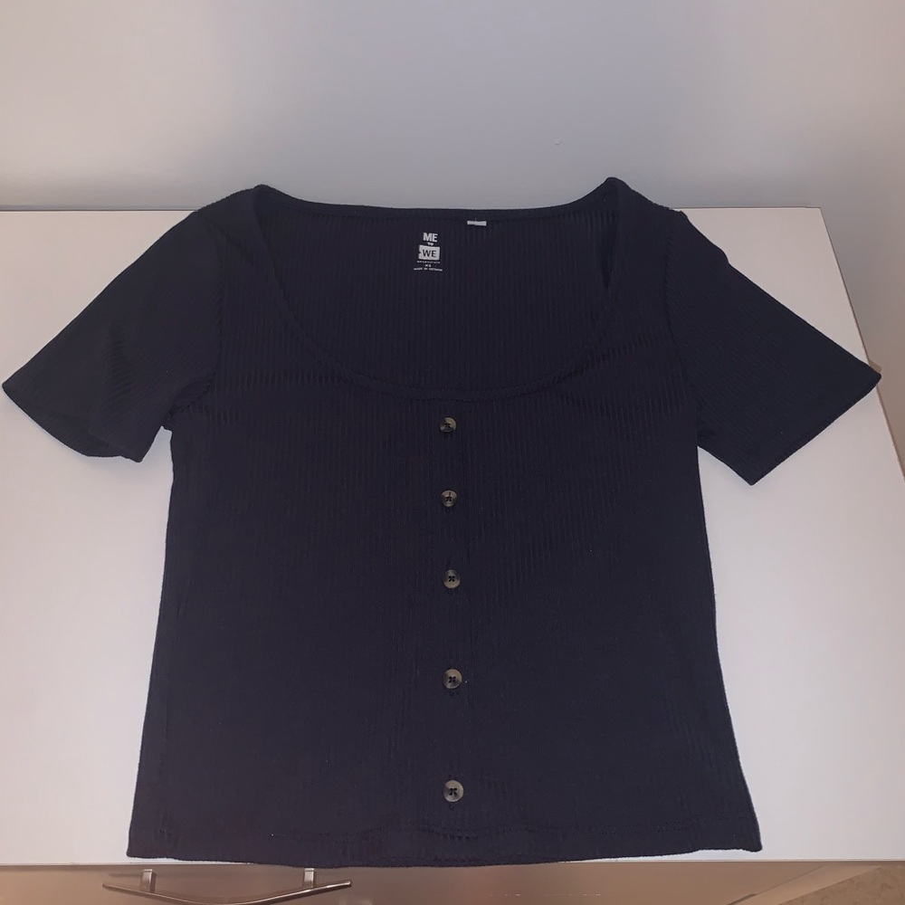 NAVY BLUE PACSUN CROP TOP